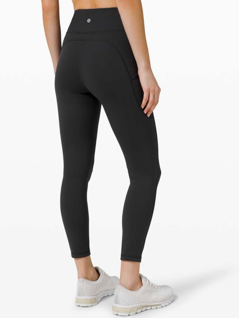 Lululemon Black Invigorate High-Rise Tight 25"